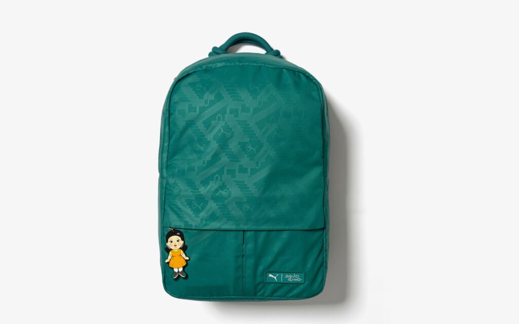 Mochila de la colaboración PUMA x Squid Game